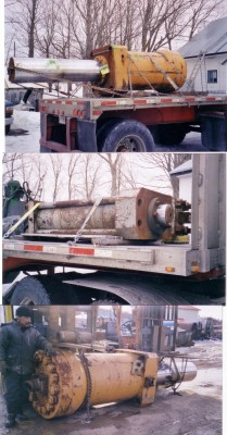 hydraulique, cylindre hydraulique, presse, machinerie lourde, atelier d'usinage et de soudure, fonderie, extrudeur
